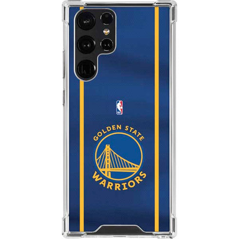NBA Golden State Warriors Jersey Galaxy S24 Ultra Clear Case